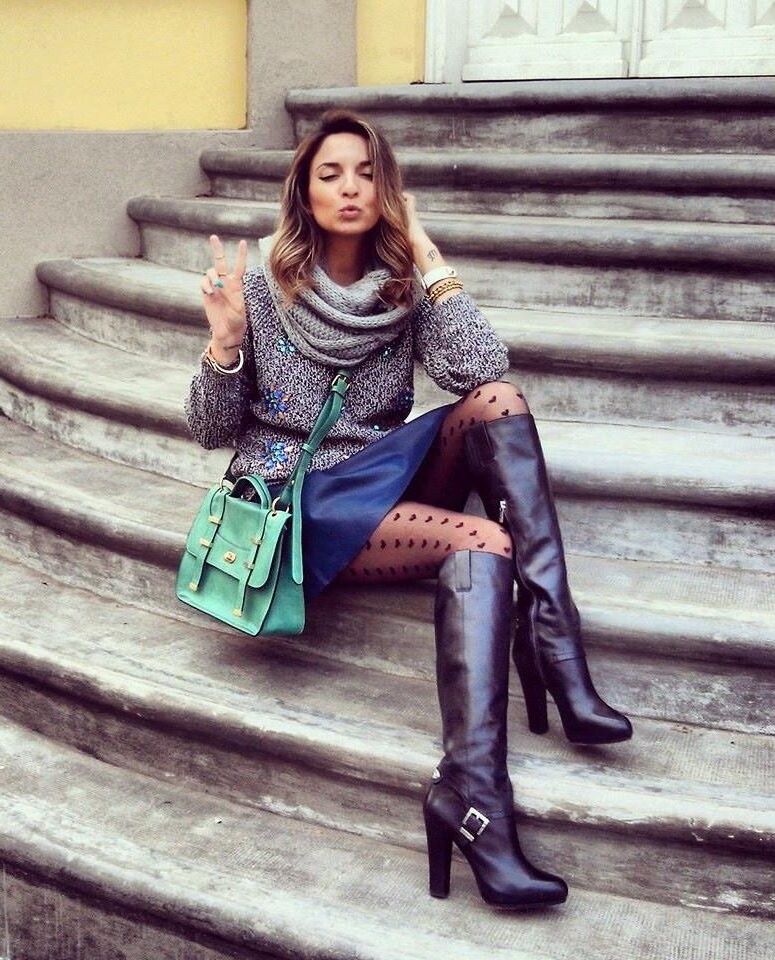 Leather and boots 