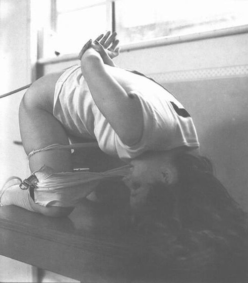Retro Spanking pages from Uniform Girls bumper edition