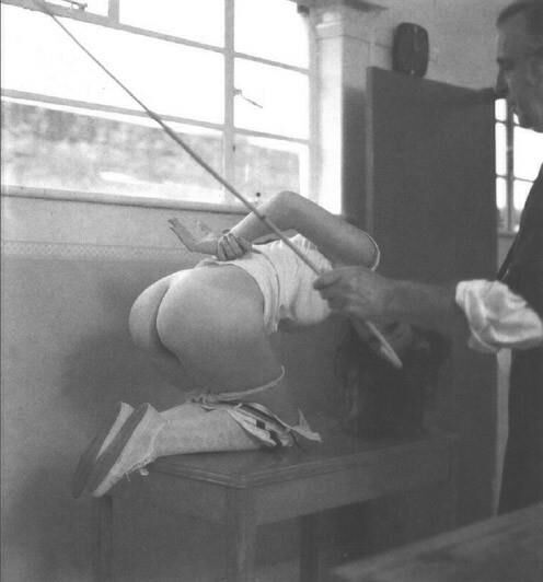 Retro Spanking pages from Uniform Girls bumper edition