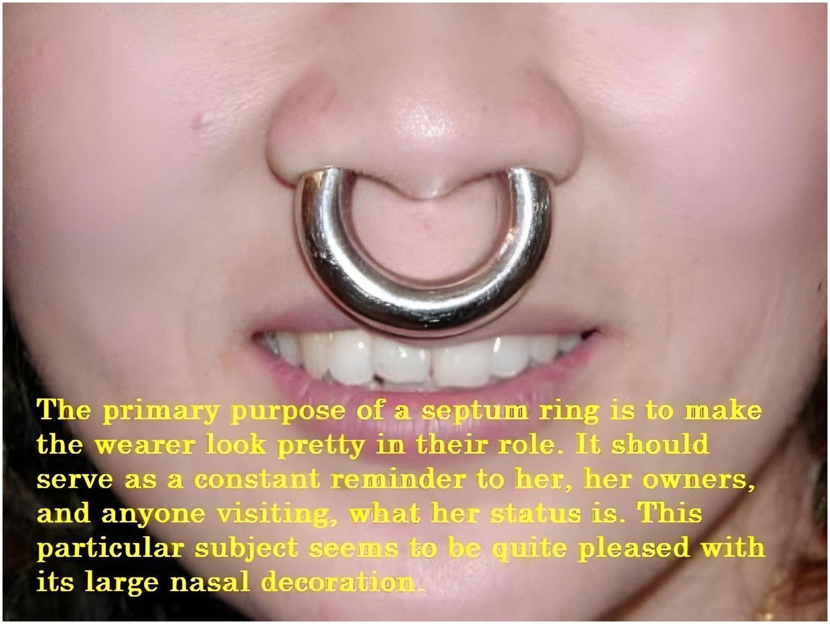 Als Nutzvieh gekennzeichnet Septum Ring II