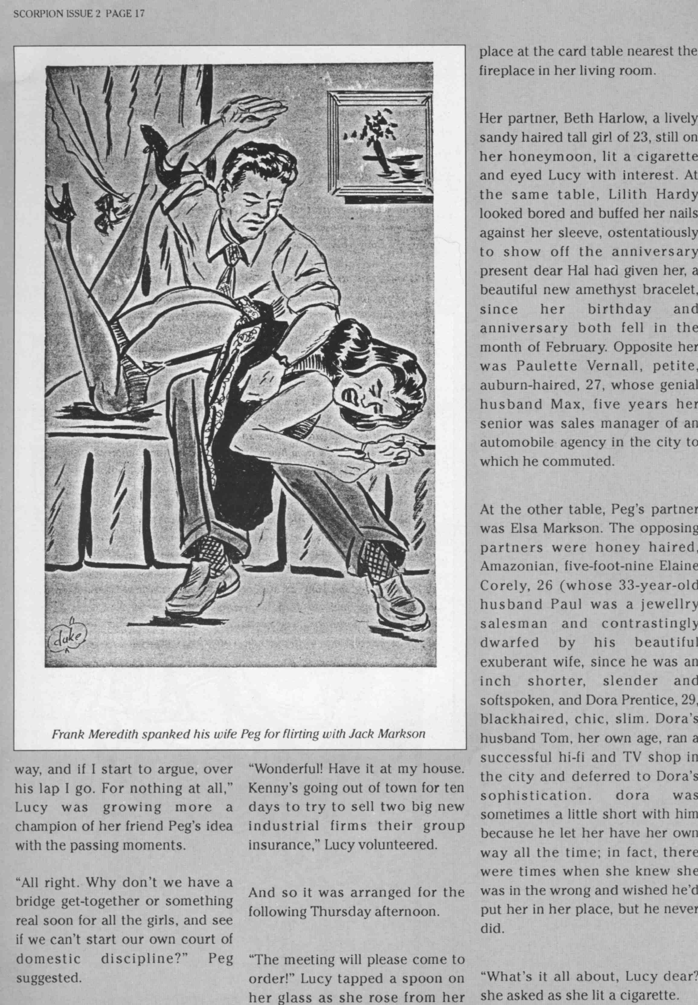 Retro Spanking Scorpion Domesti c subjugation (text story only)