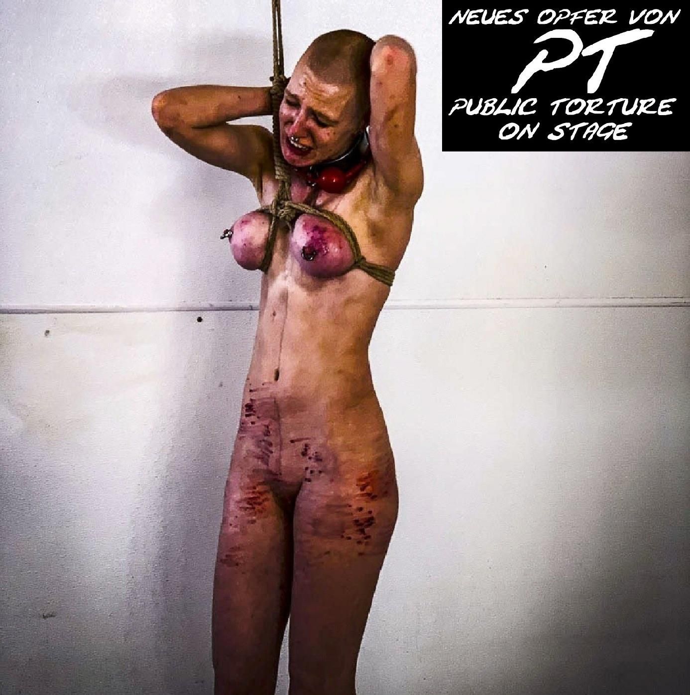 PT neue Opfer public torture on stage 