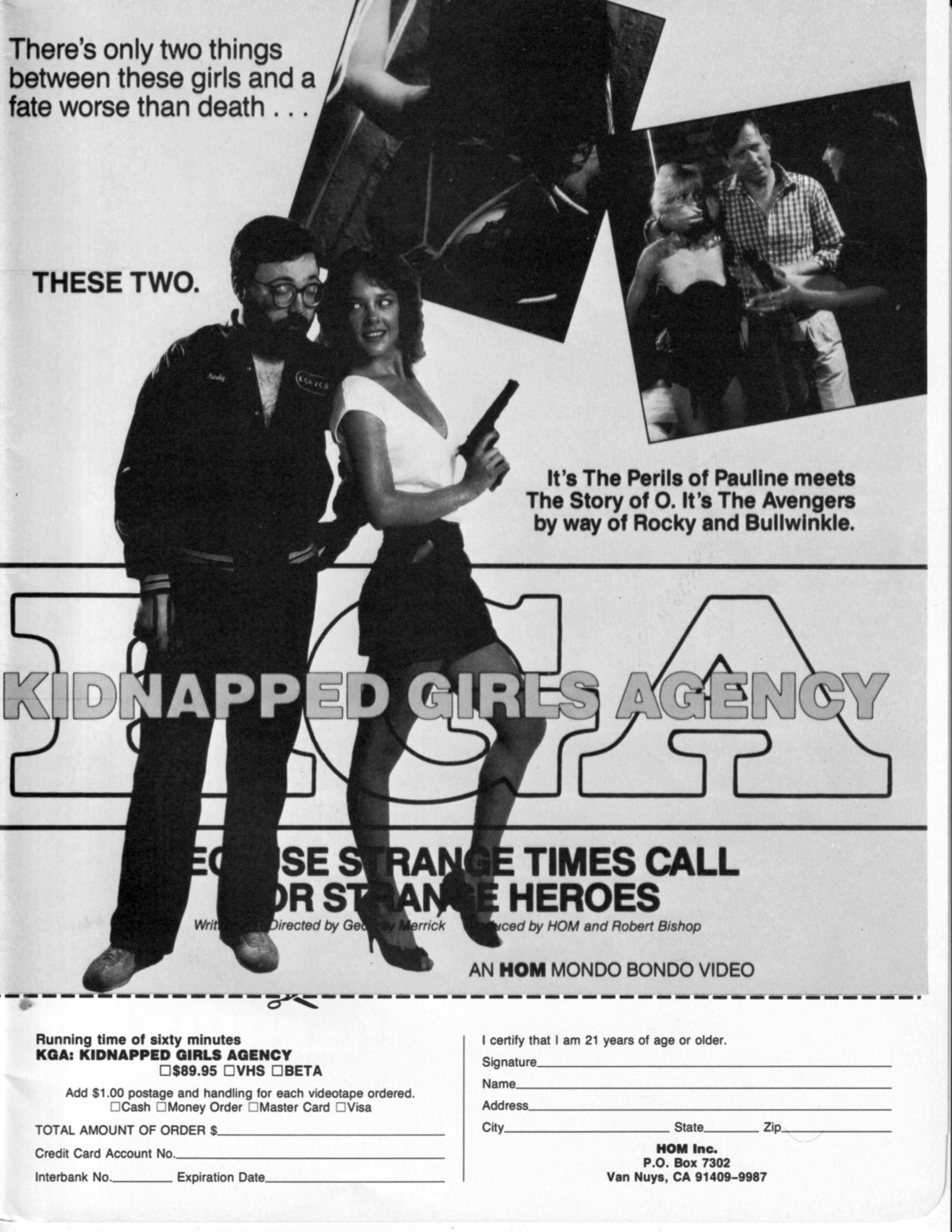 Vintage bondage magazine Kidnap, The Tyler Files 