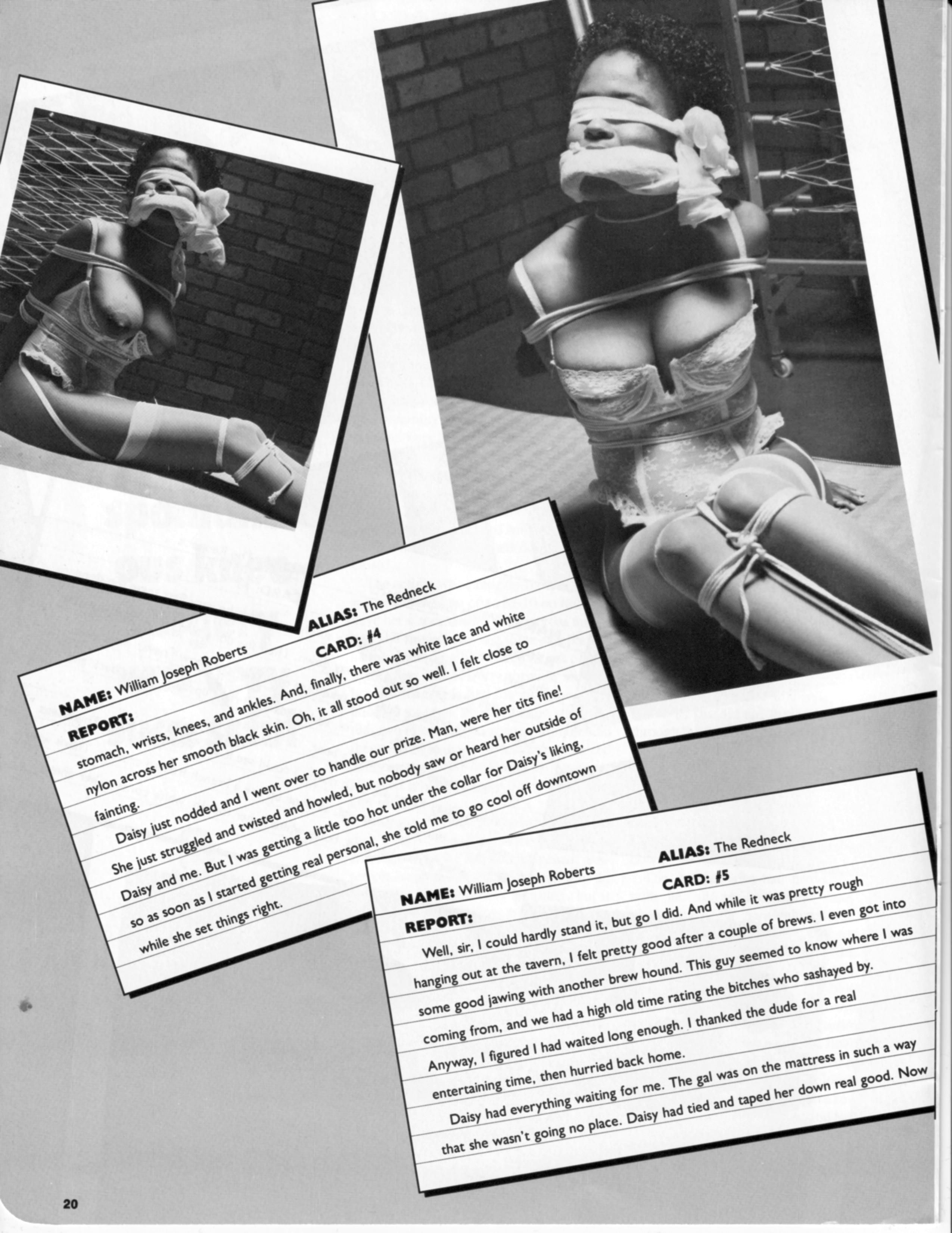 Vintage bondage magazine Kidnap, The Tyler Files 