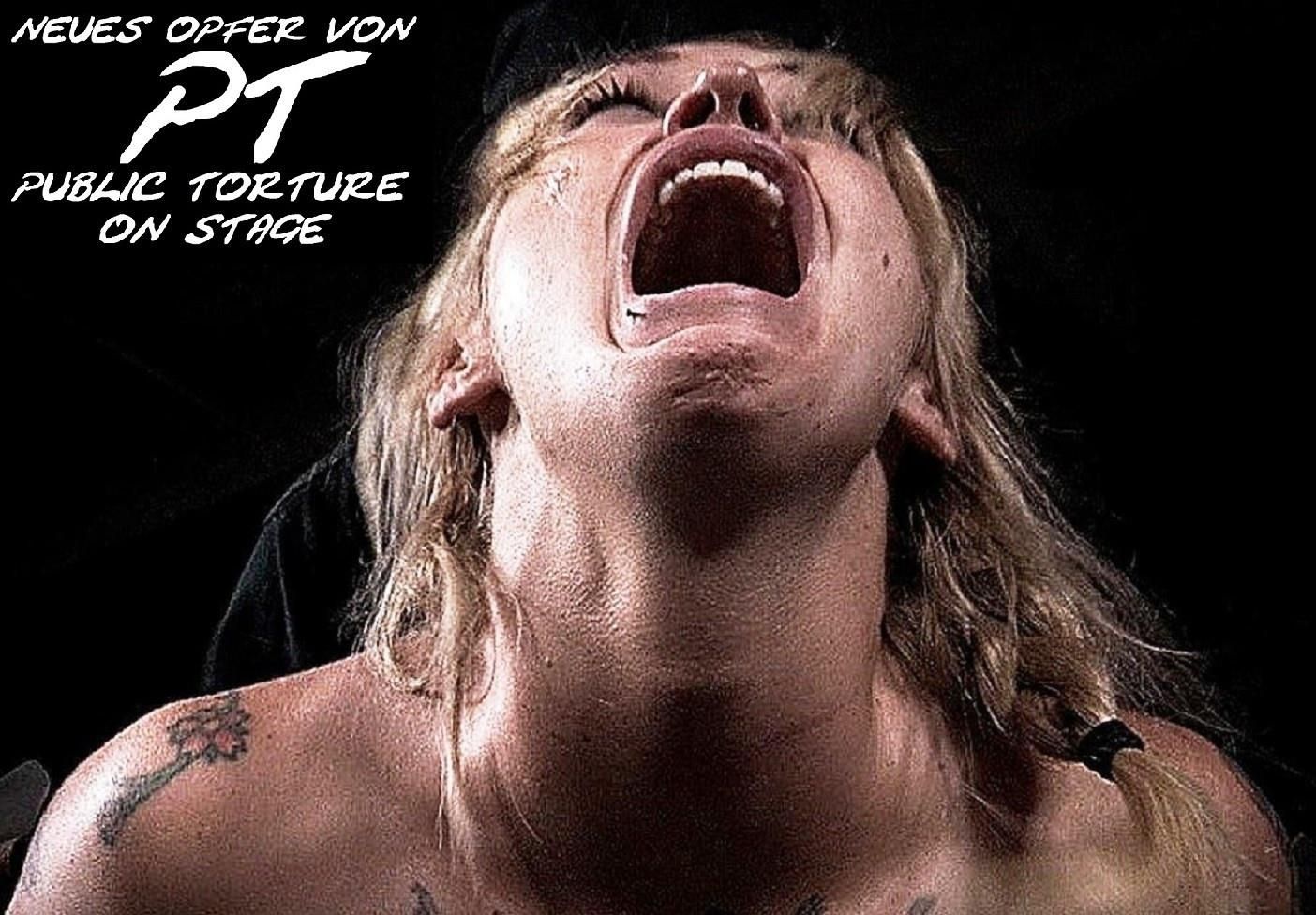 PT neue Opfer public torture on stage 