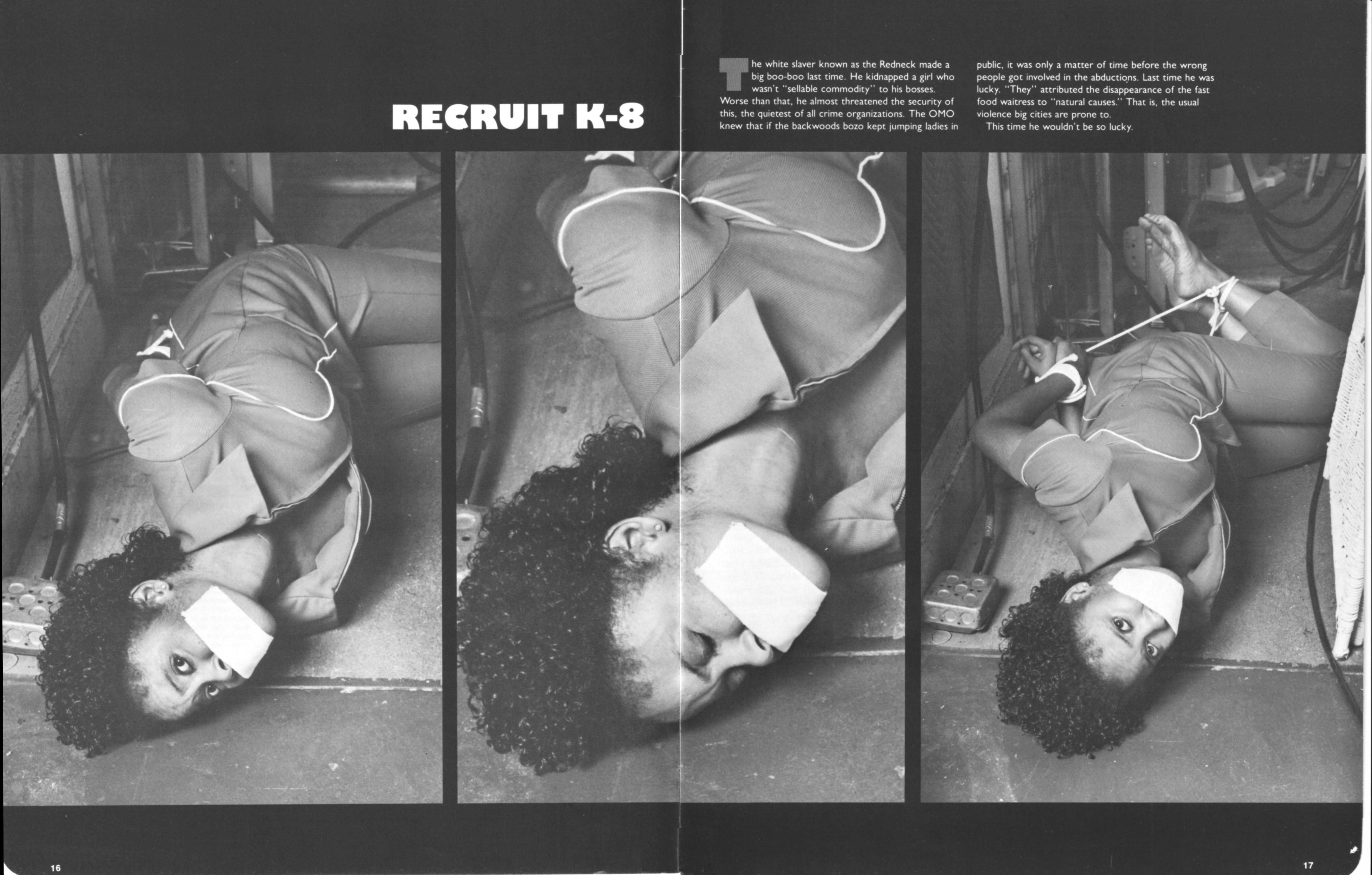 Vintage bondage magazine Kidnap, The Tyler Files 