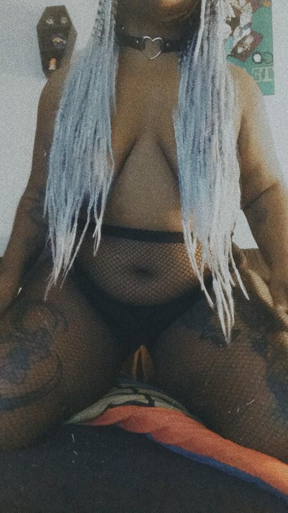 Ebony Slave Collared and Gagged