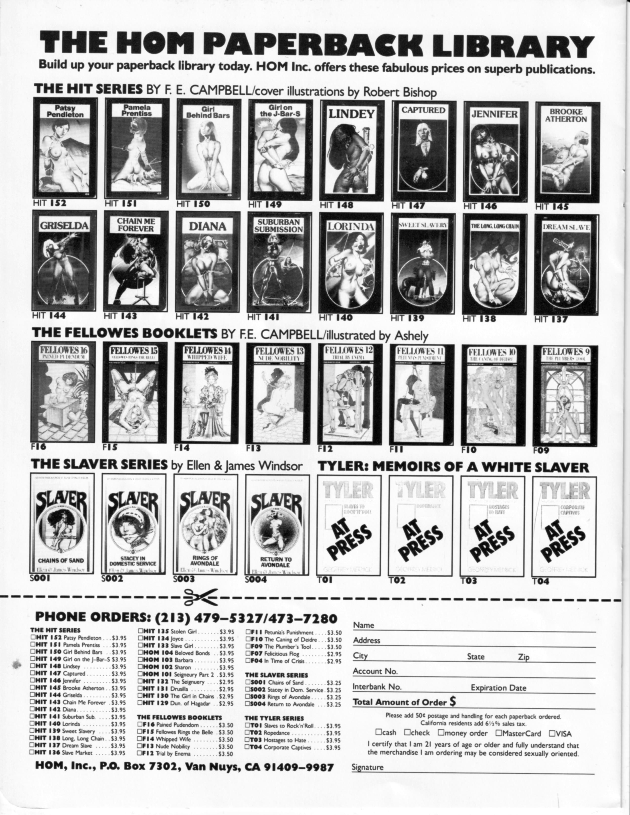 Vintage bondage magazine Kidnap, The Tyler Files 