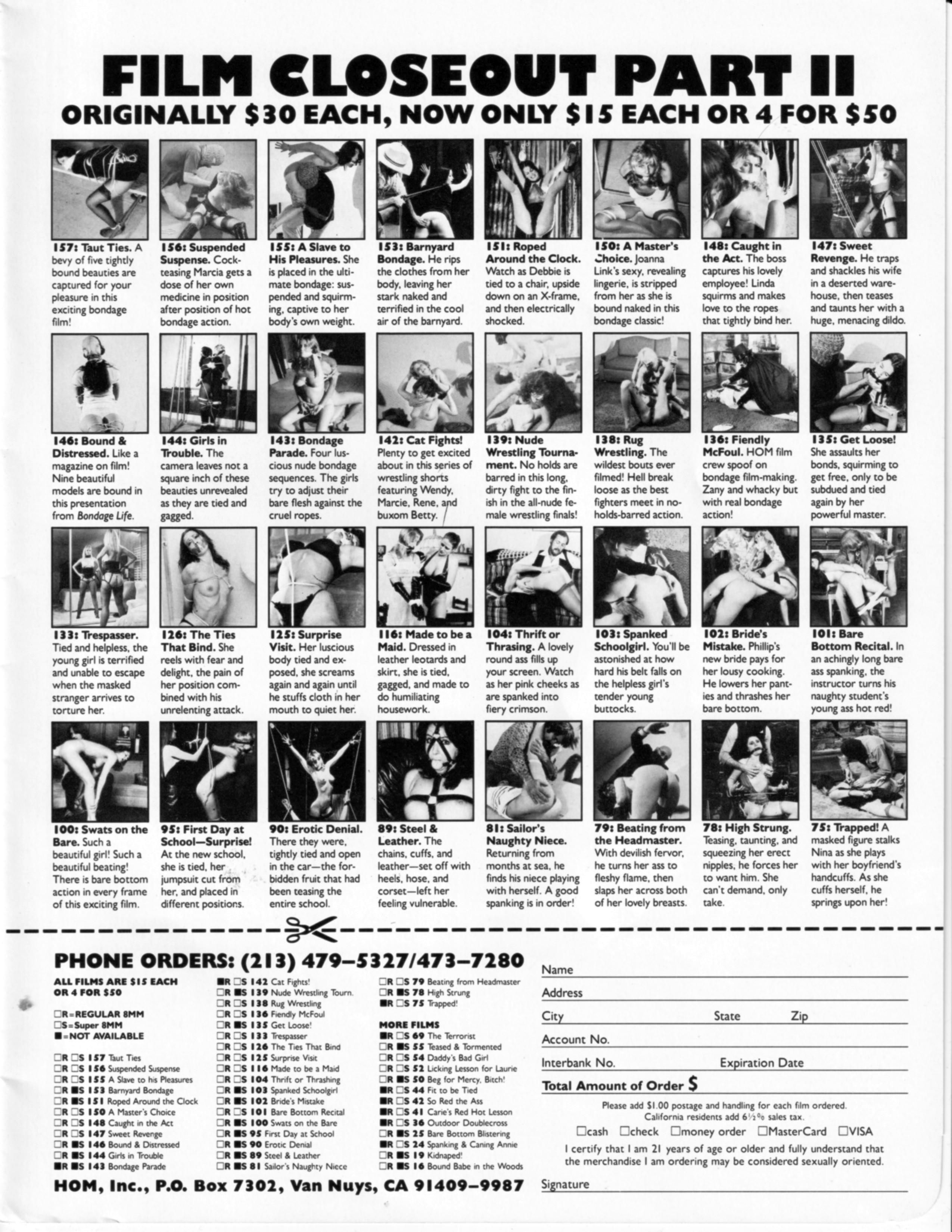 Vintage bondage magazine Kidnap, The Tyler Files 