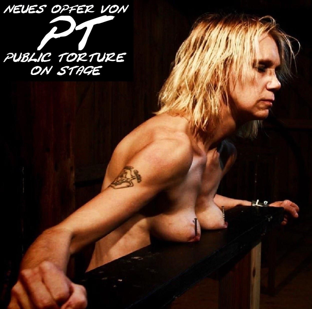 PT neue Opfer public torture on stage 