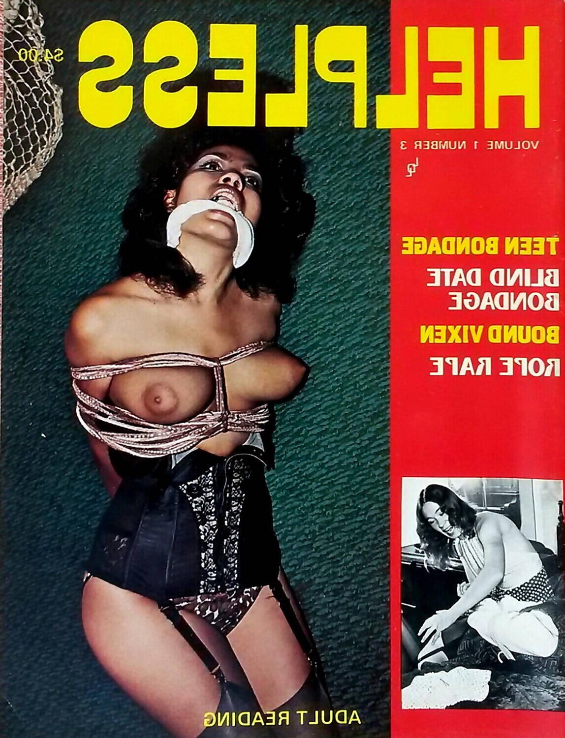 Couvertures de magazines de bondage assorties