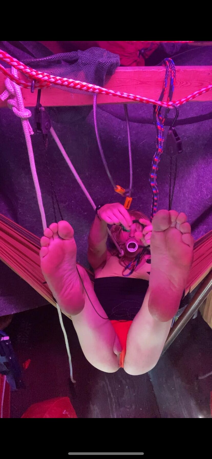 Tgirl tous attachés prêts à être utilisés
