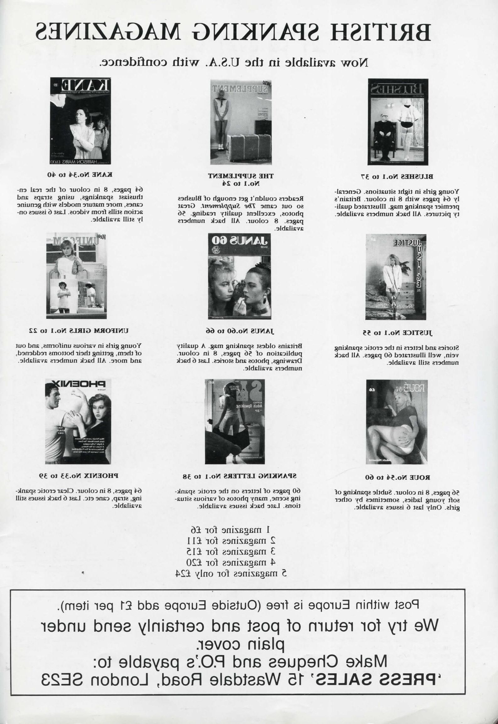Retro Spanking Blushes Suplement Issue completo