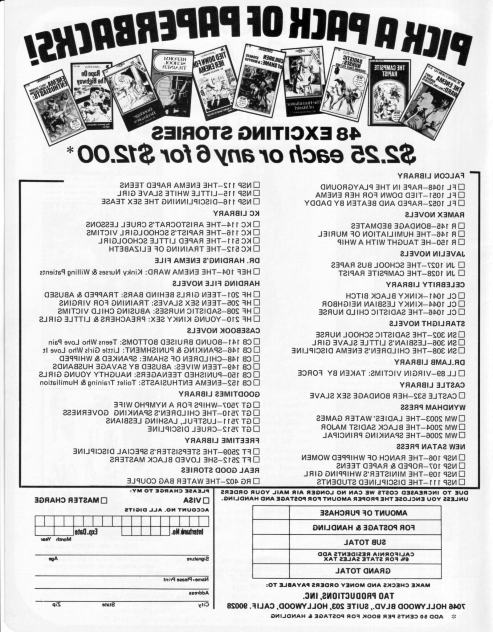 Vintage Bondage Magazine Bondage Master