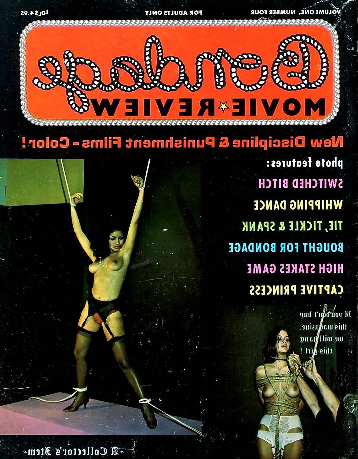 Couvertures de magazines de bondage assorties