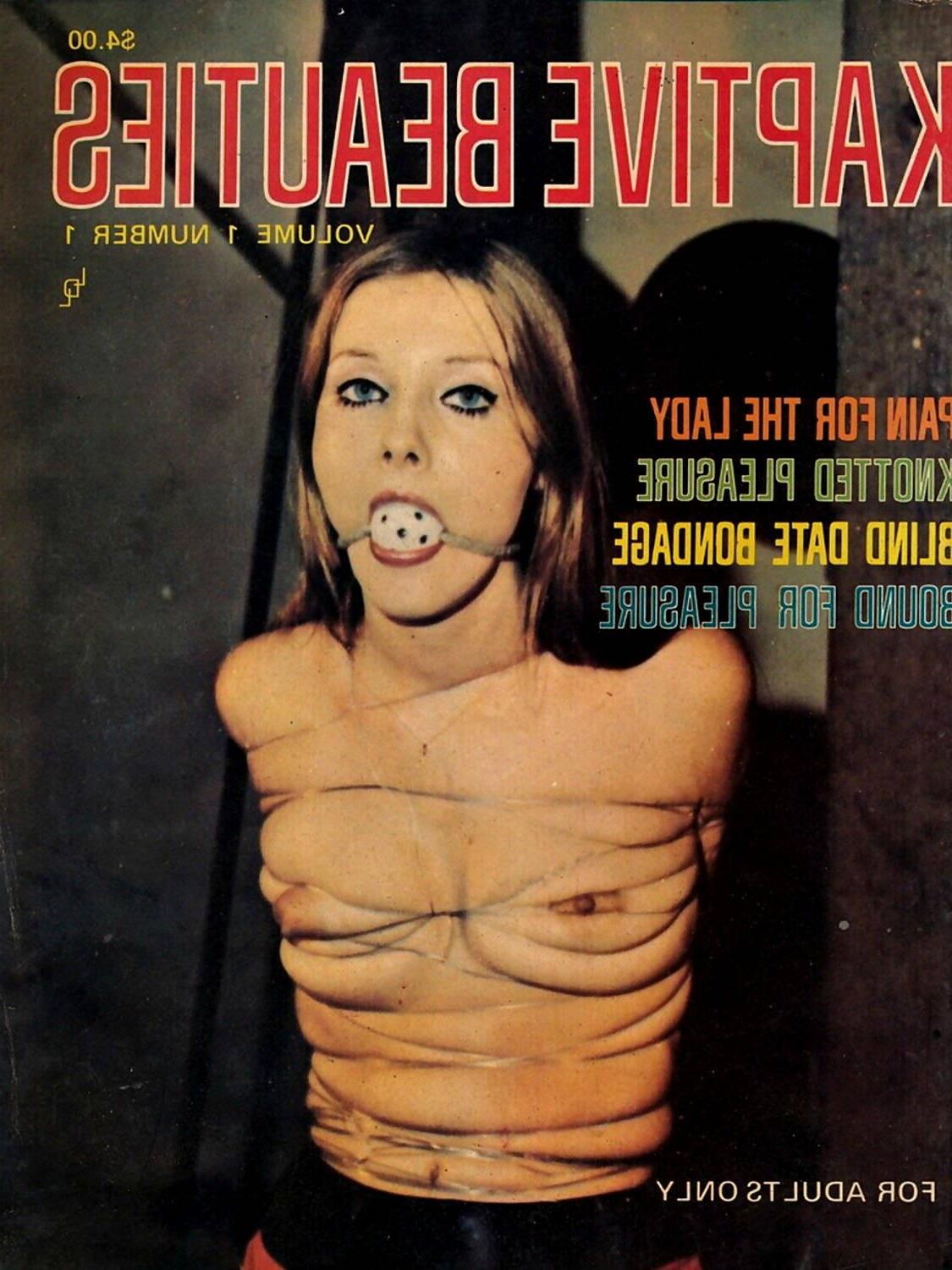 Couvertures de magazines de bondage assorties