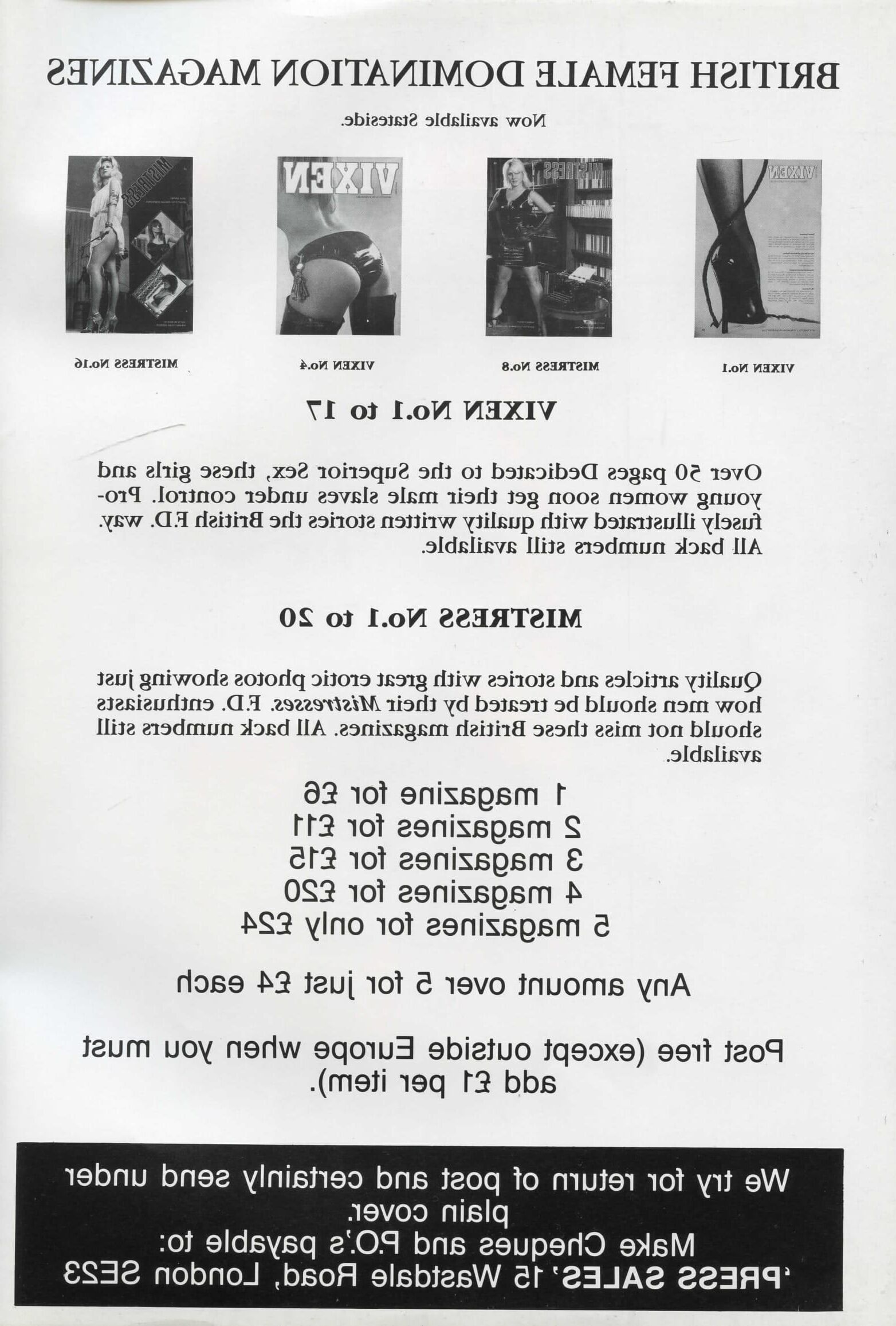 Retro Spanking Blushes Suplement Issue completo
