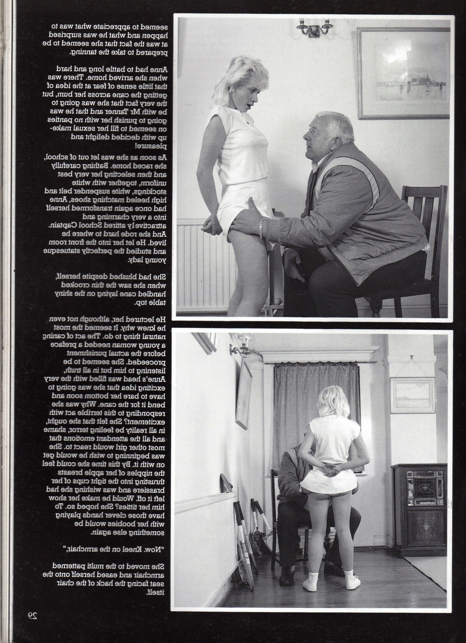 Retro Spanking NB do Uniform Girls Vol Issue