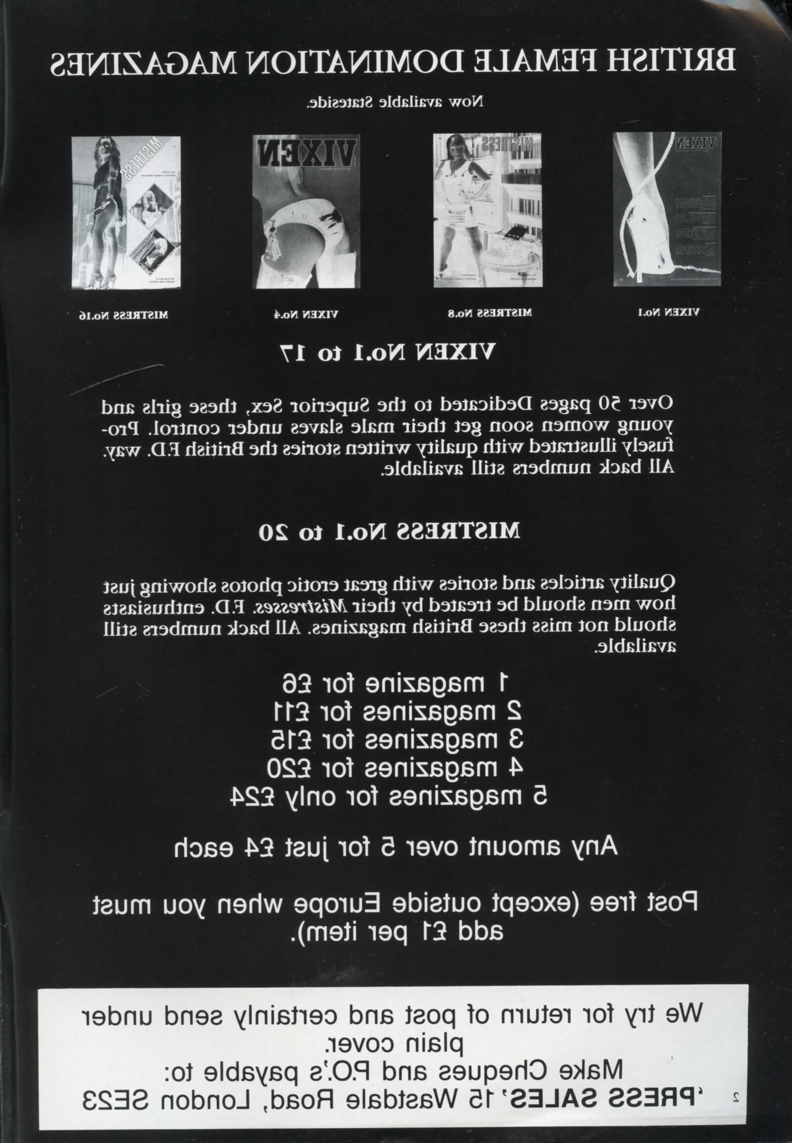 Retro Spanking Blushes Suplement Issue completo
