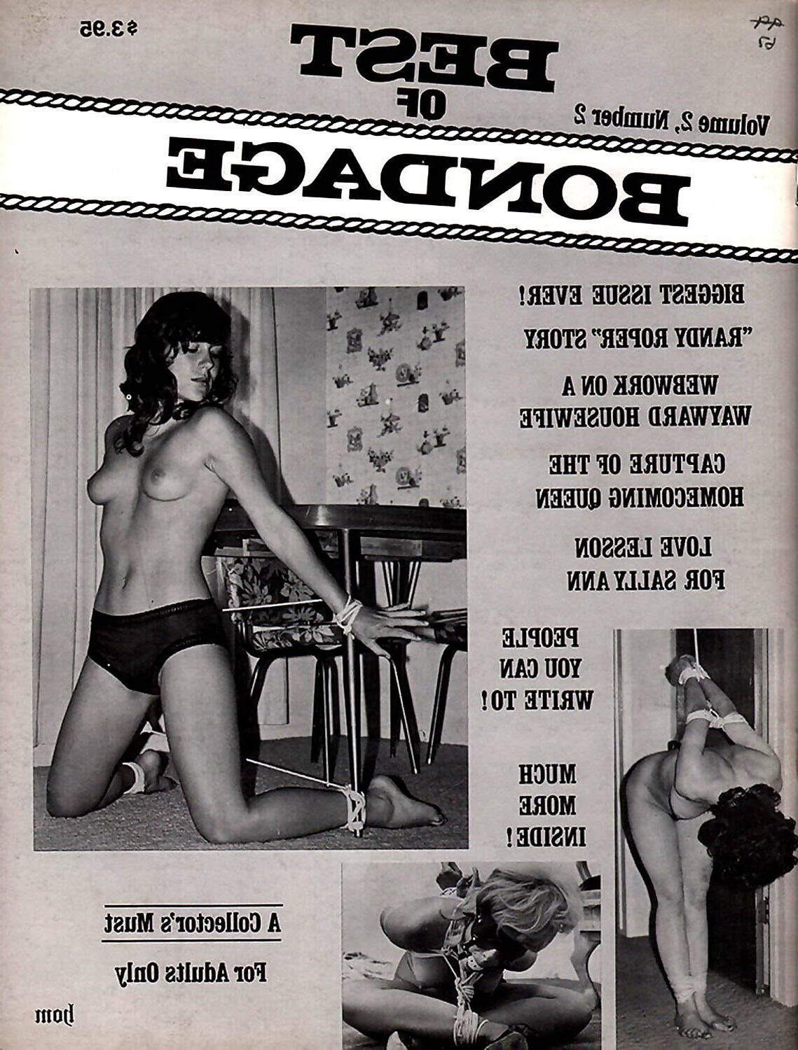 Capas de revistas de Bondage variadas