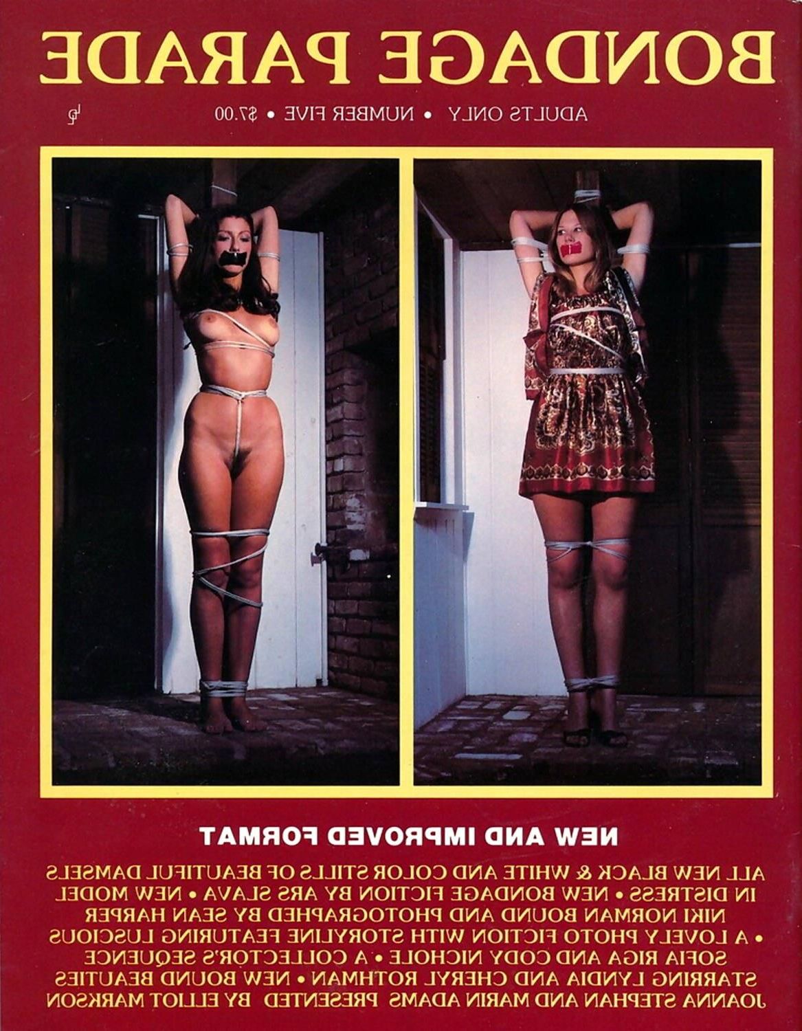 Capas de revistas de Bondage variadas