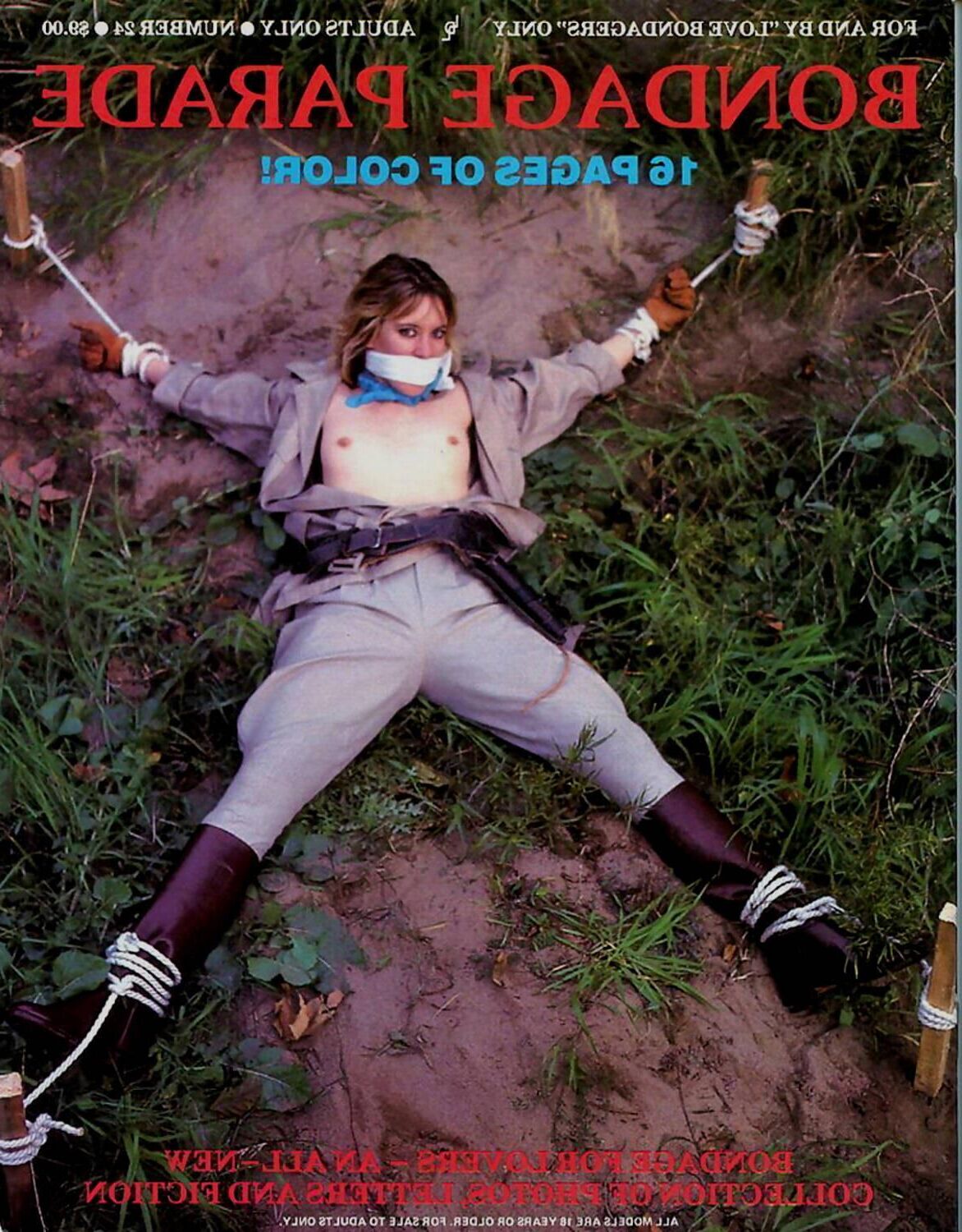 Capas de revistas de Bondage variadas
