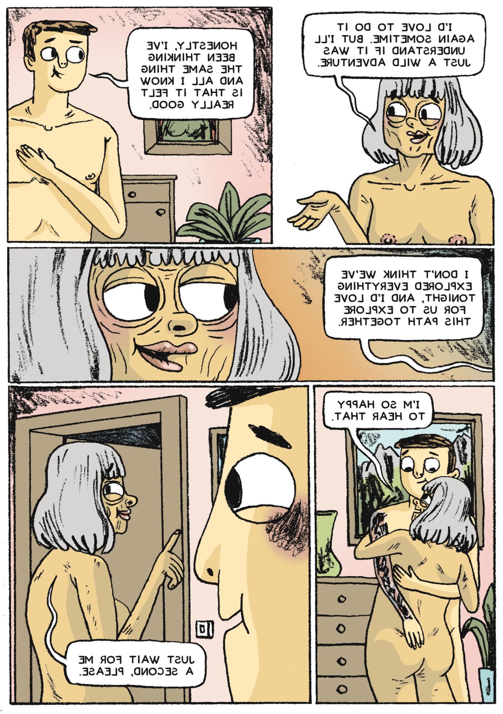 Blaues Sommerkleid (Comic)