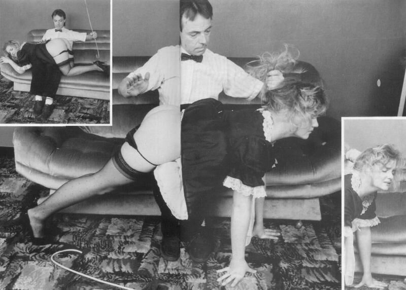 Retro Spanking Janus Maid