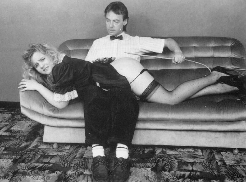 Retro Spanking Janus Maid