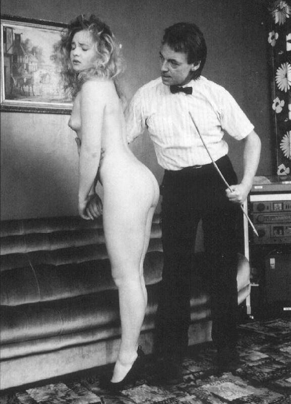 Retro Spanking Janus Maid