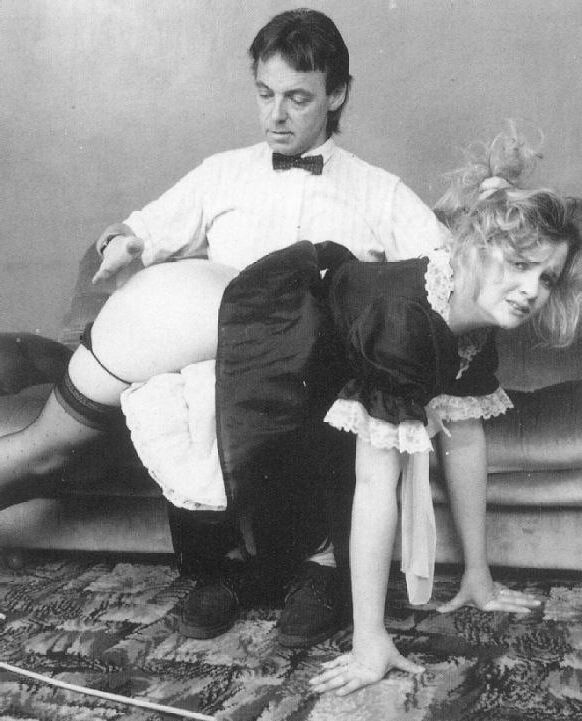 Retro Spanking Janus Maid