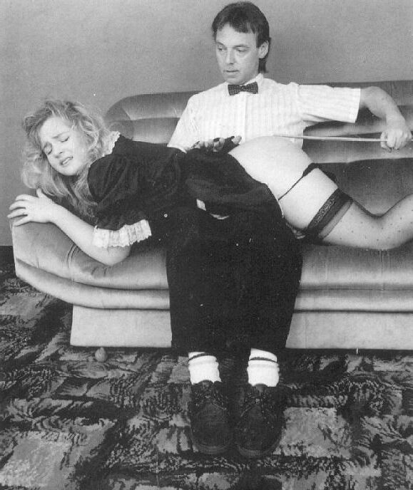 Retro Spanking Janus Maid