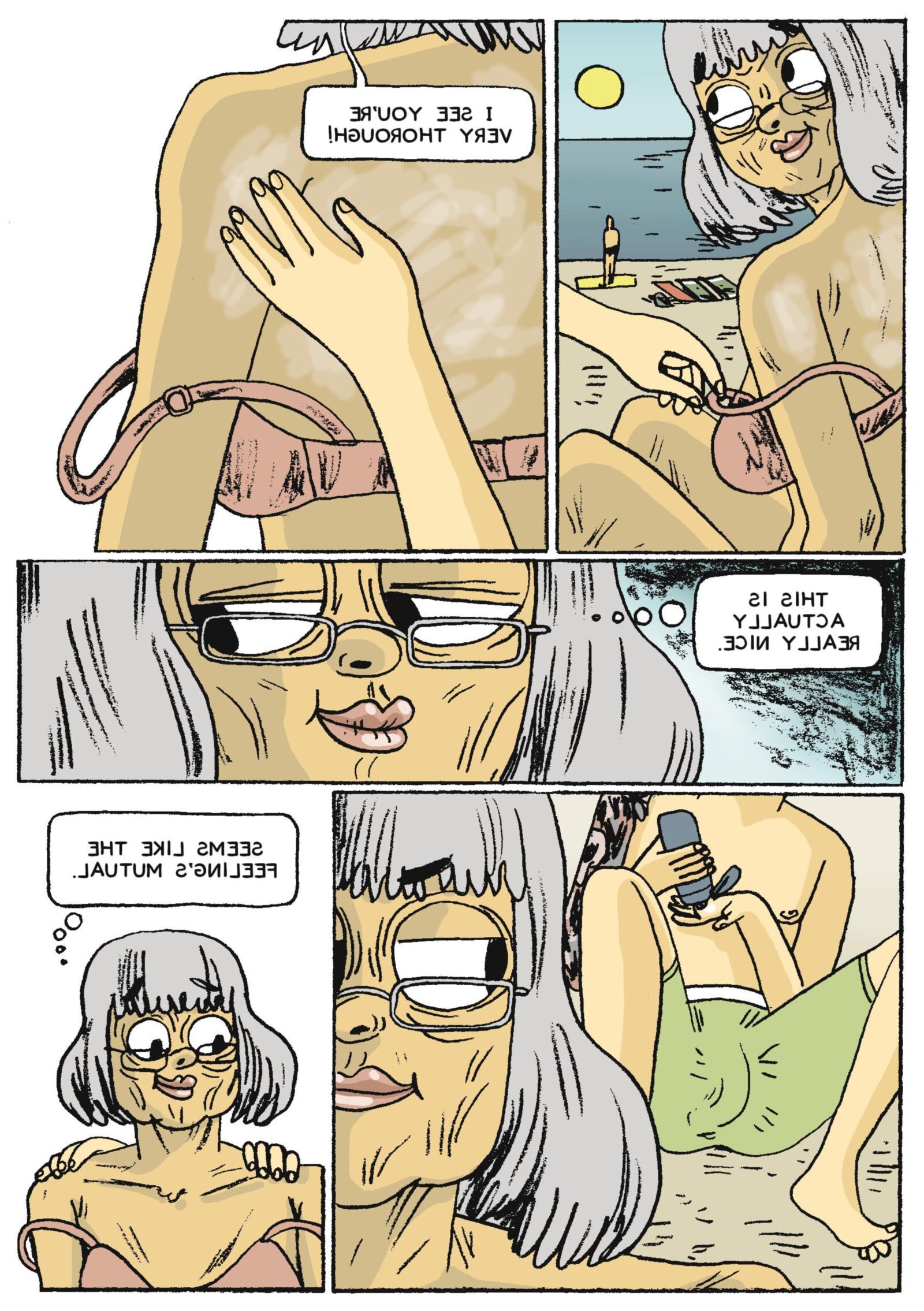 Blaues Sommerkleid (Comic)