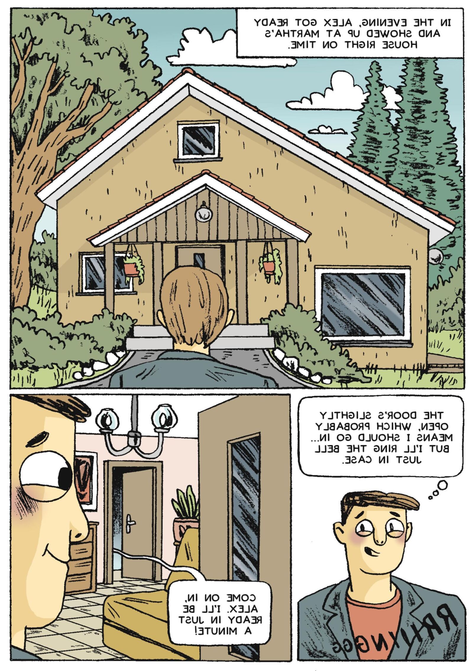 Blaues Sommerkleid (Comic)