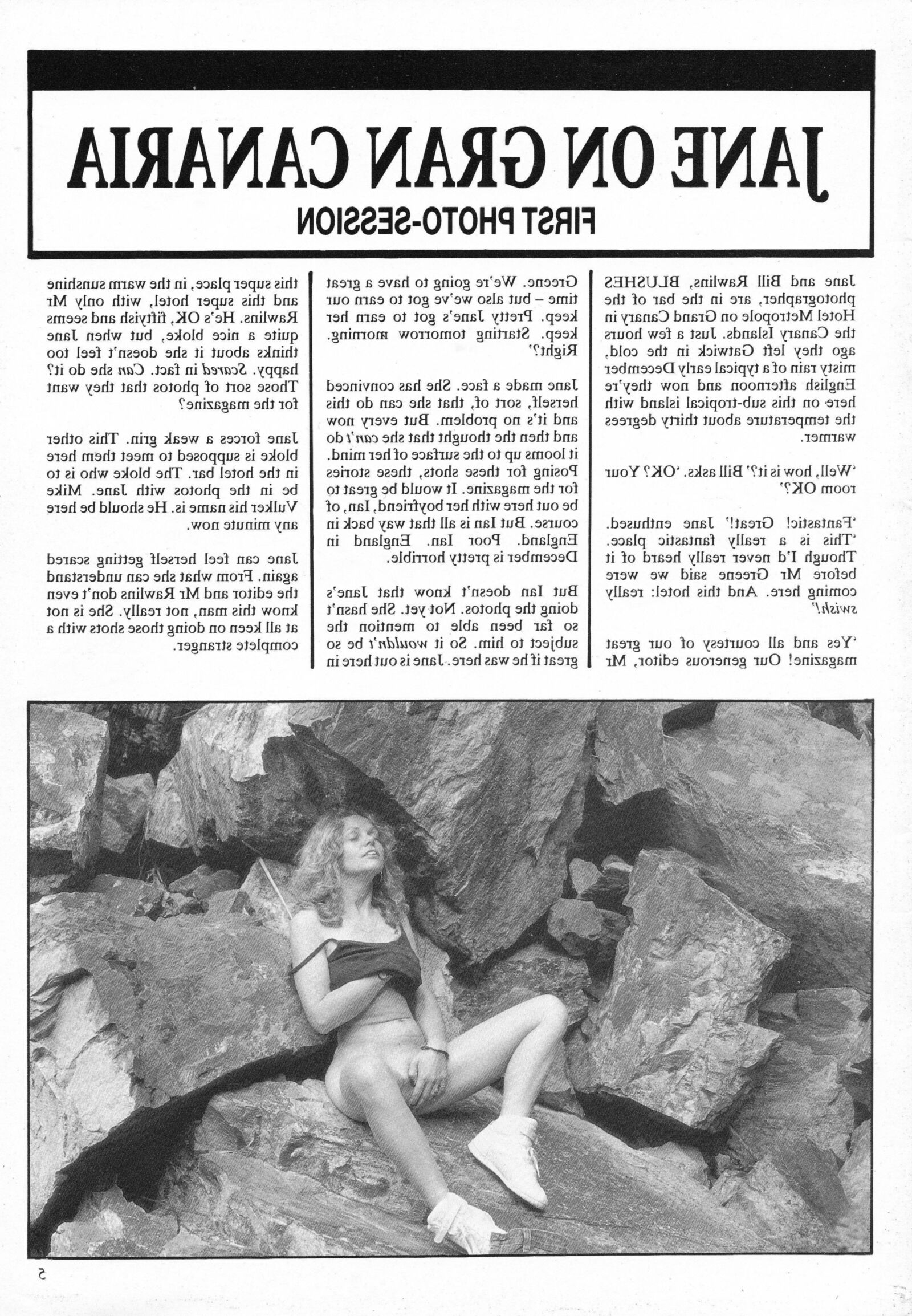 Retro Spanking Jane von erröten keine Jane auf Gran Canaria