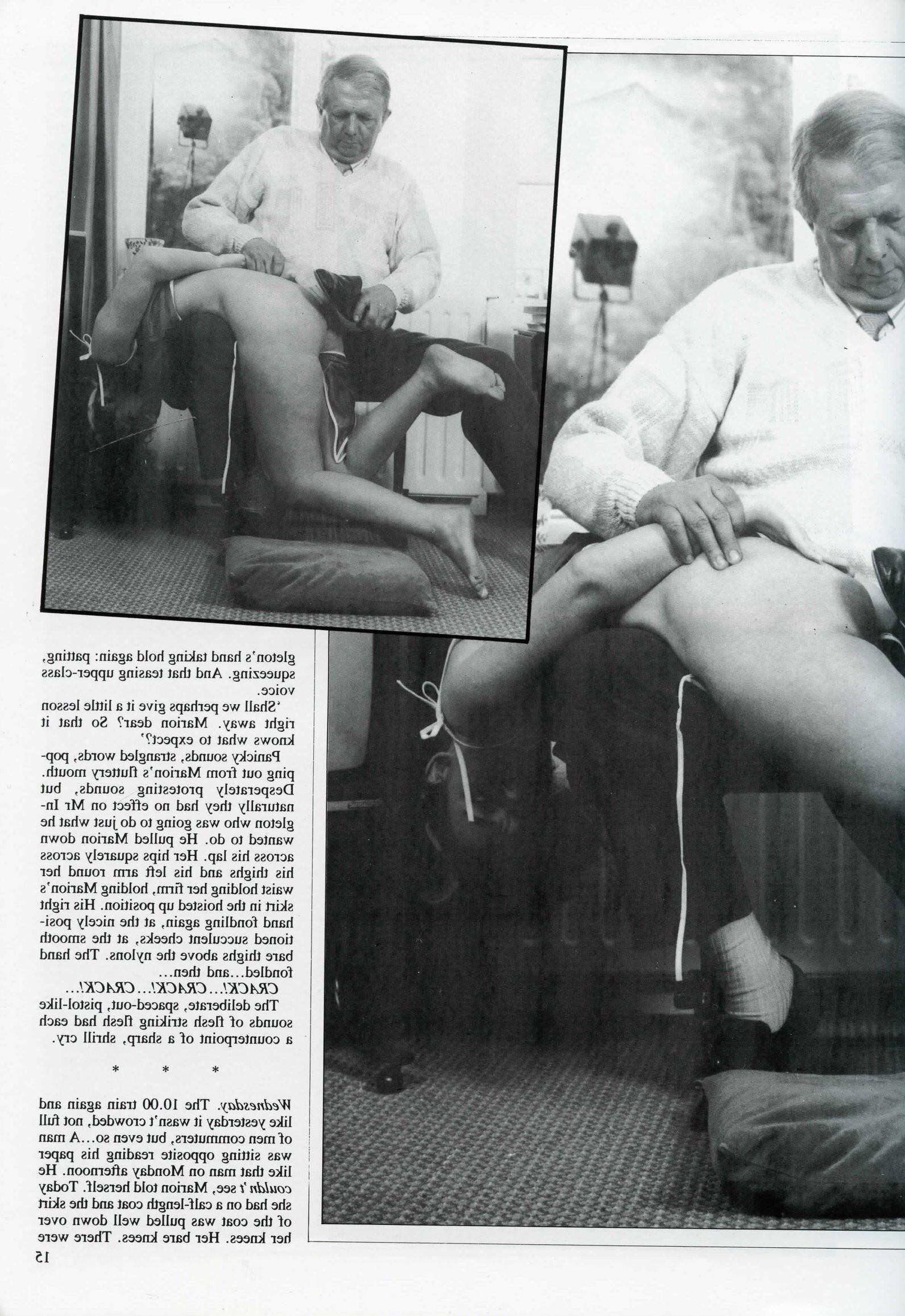 Retro Spanking errötet Ergänzung Problem vollständig