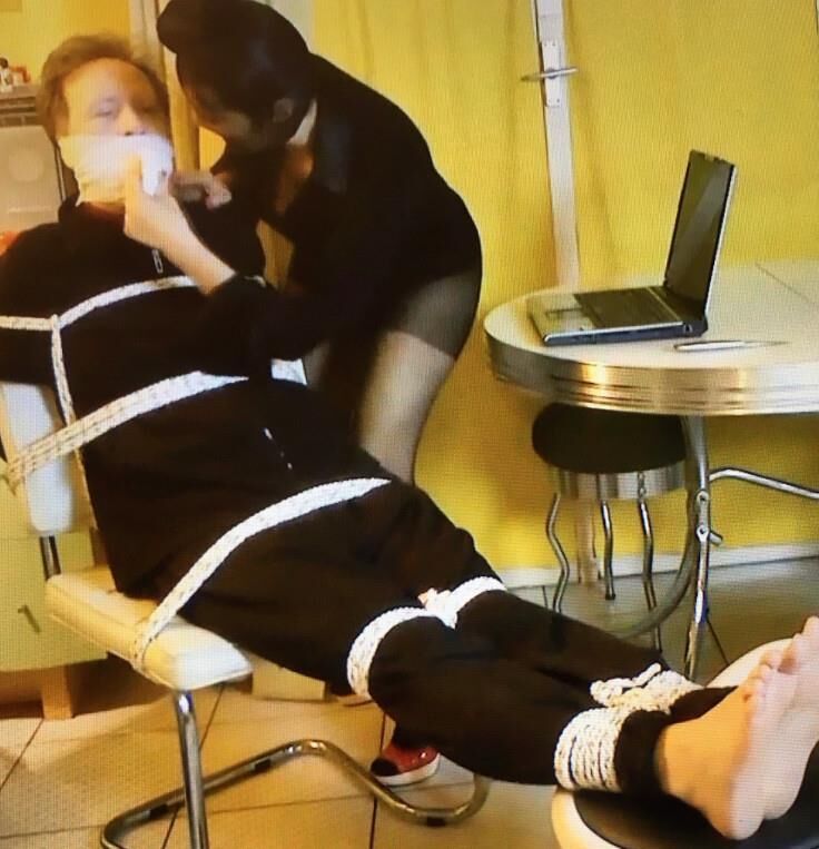 Men overpowered and tied up