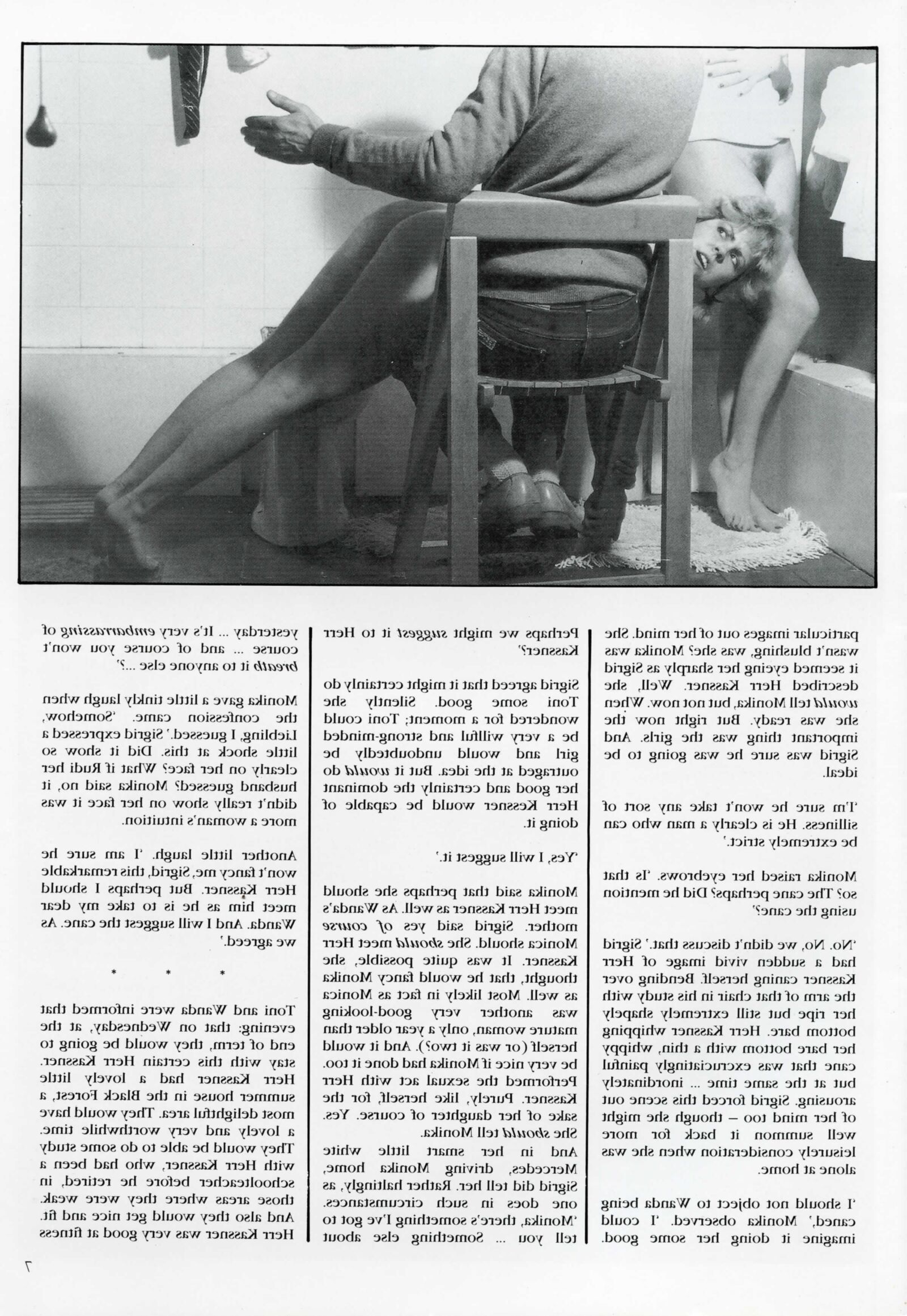 Retro Spanking errötet Bild Set zwei Mädchen Badezimmer