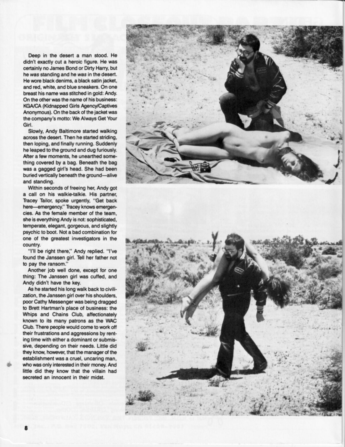 Журнал Vintage Bondage Magazine похищал агентство для девочек