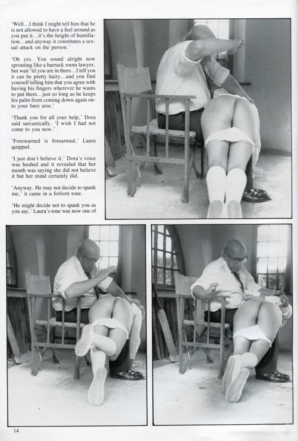 Retro Spanking Uniform Girls issue (complete)