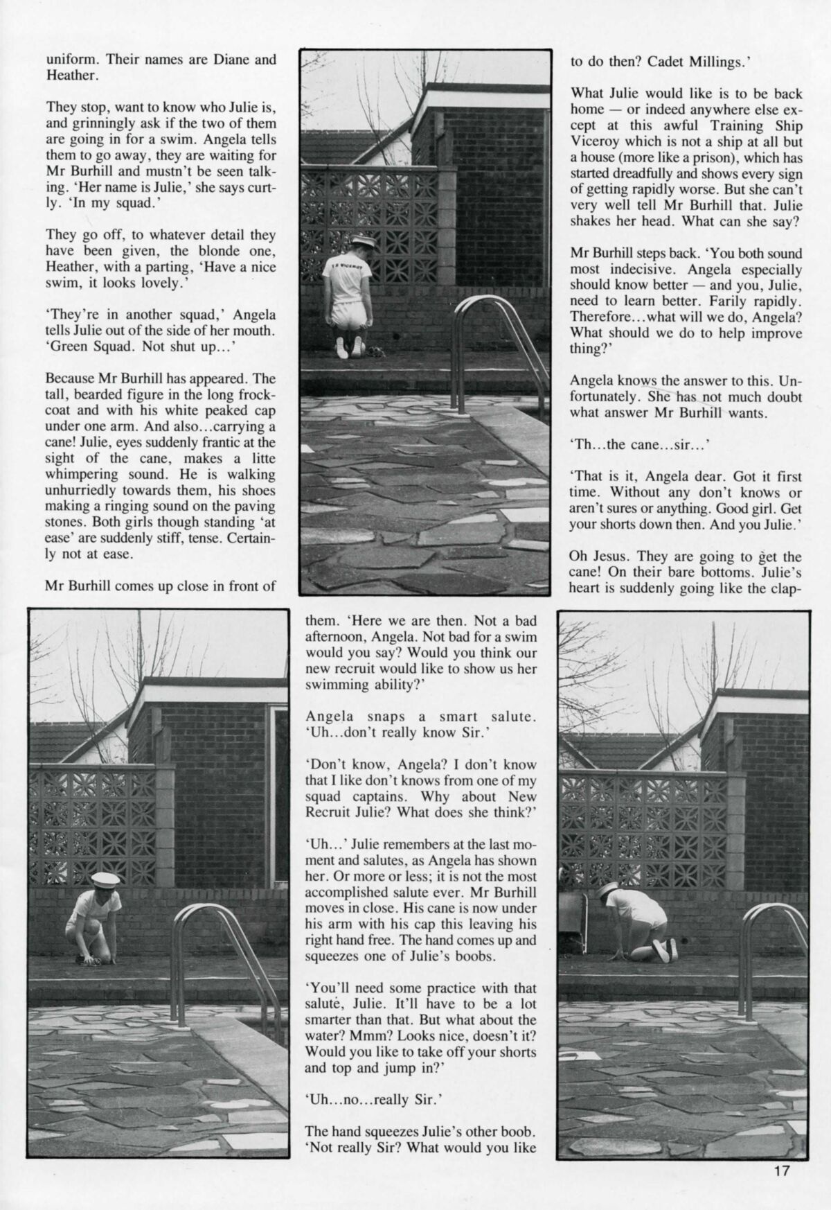 Retro Spanking Uniform Girls issue (complete)