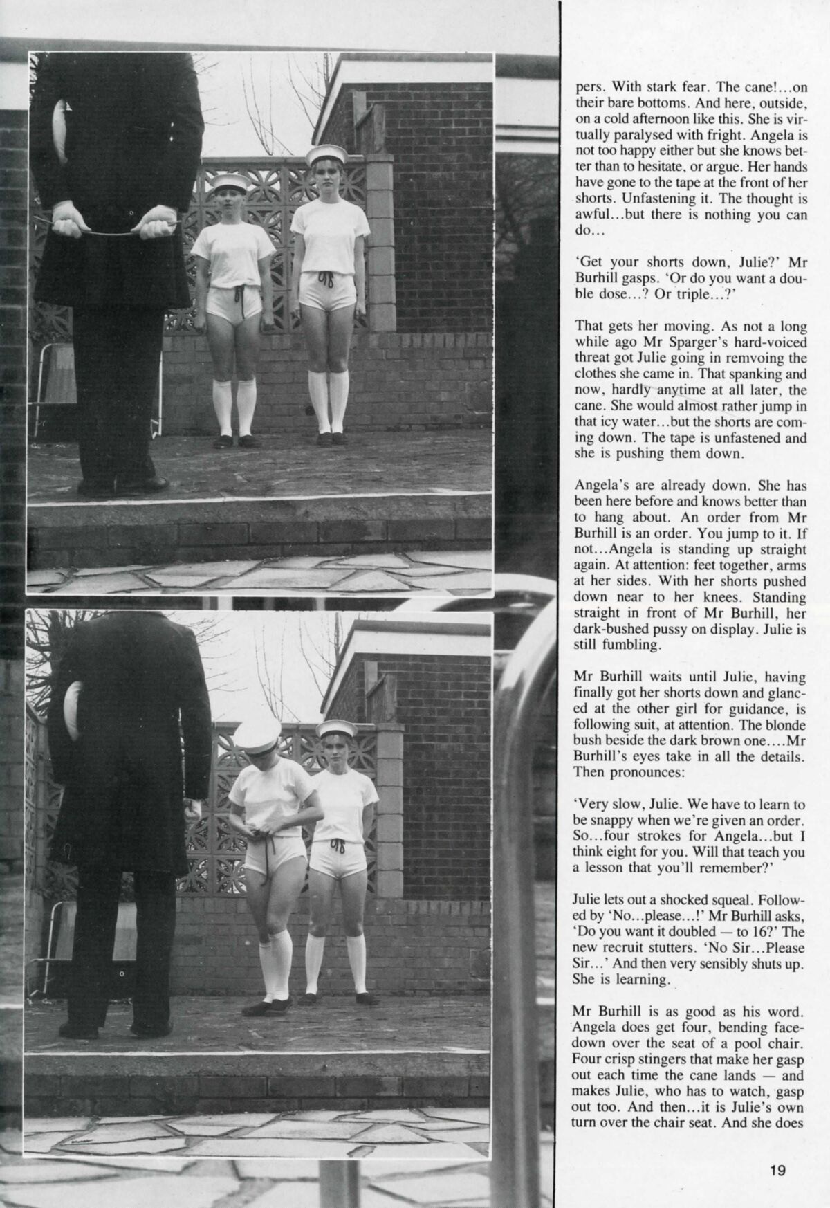 Retro Spanking Uniform Girls issue (complete)