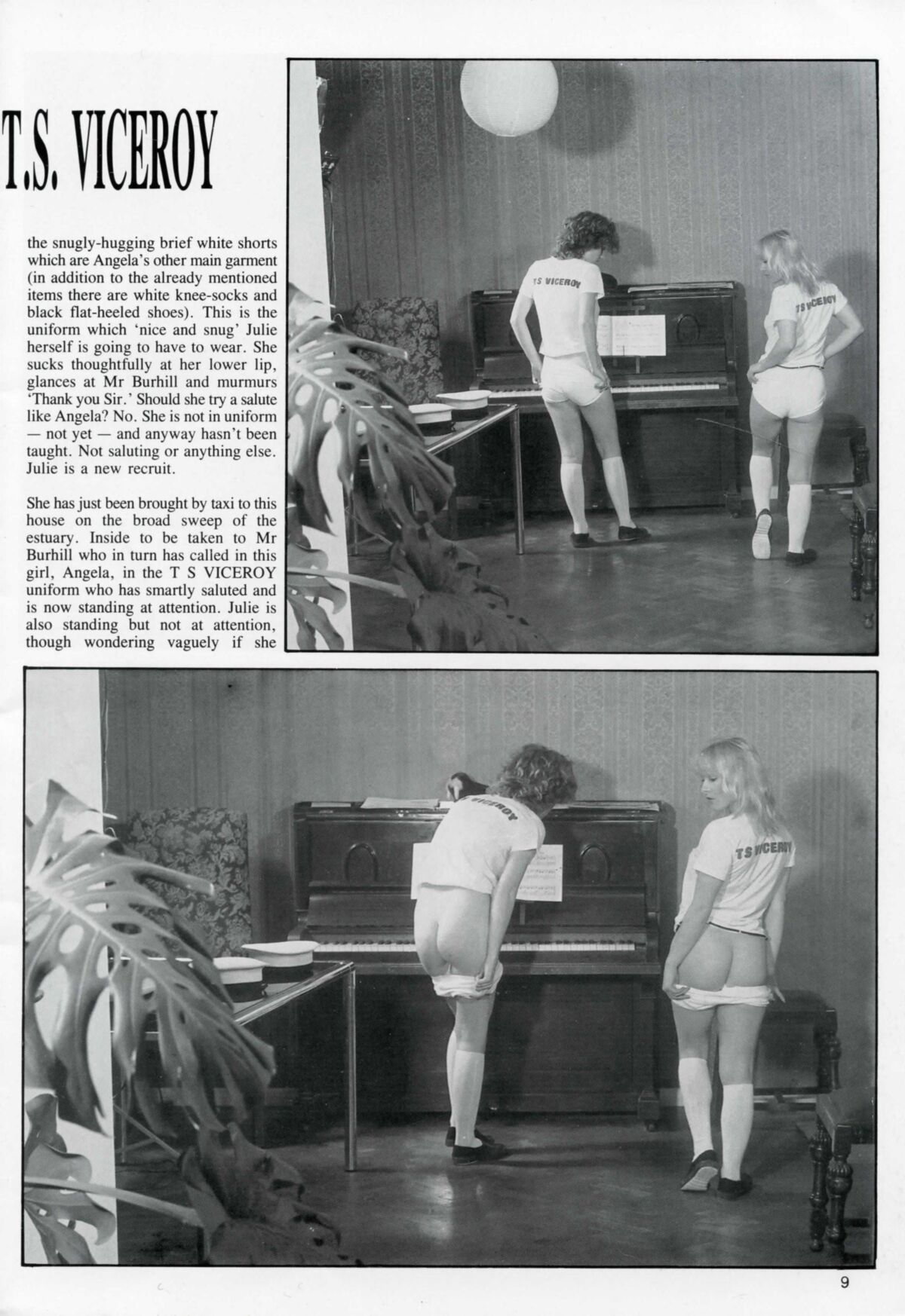 Retro Spanking Uniform Girls issue (complete)