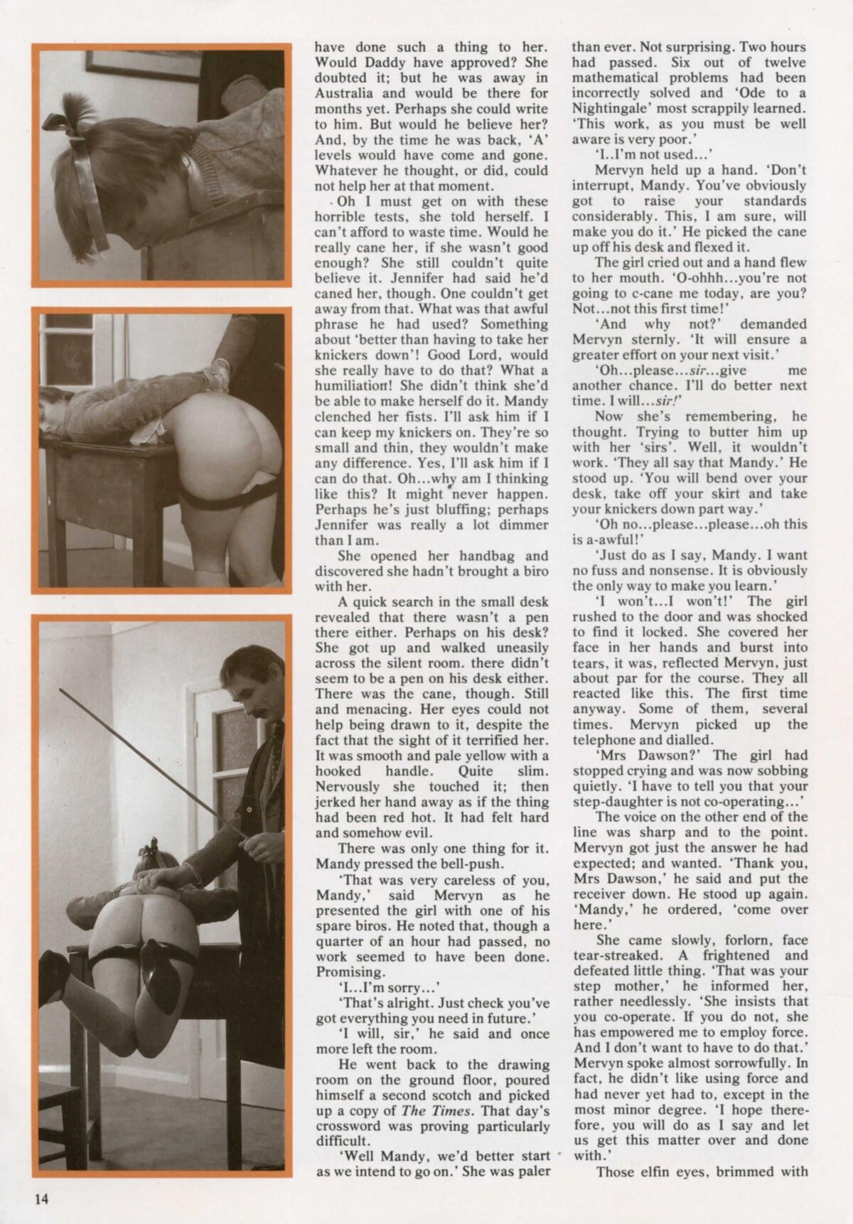 Retro Spanking Blushes Supplement issue complete