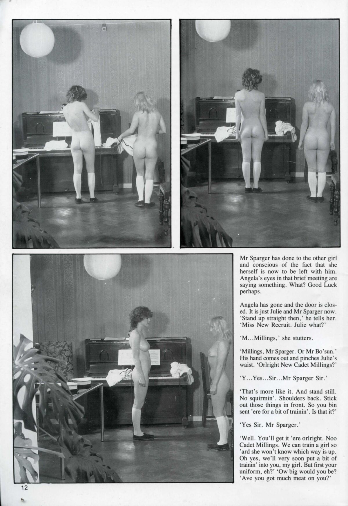 Retro Spanking Uniform Girls issue (complete)