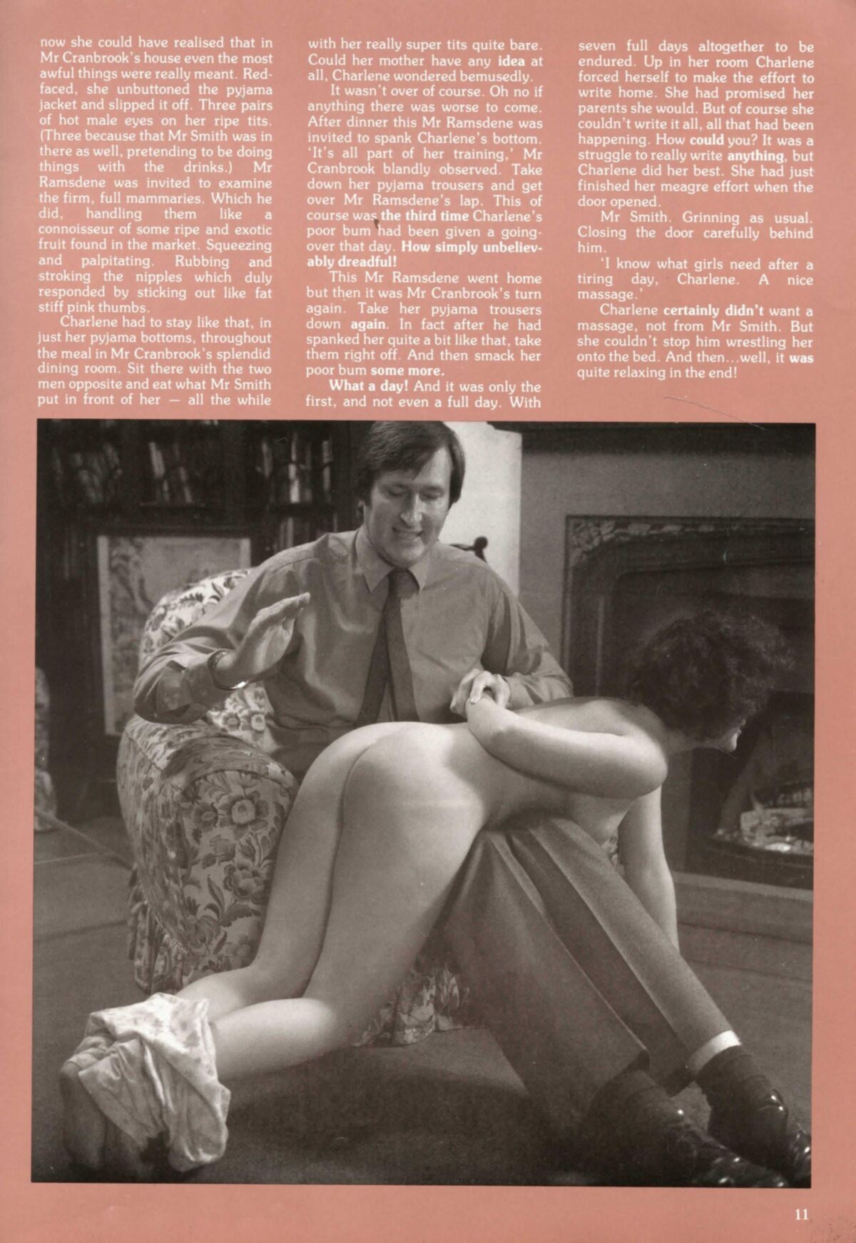 Retro Spanking Blushes Supplement issue complete