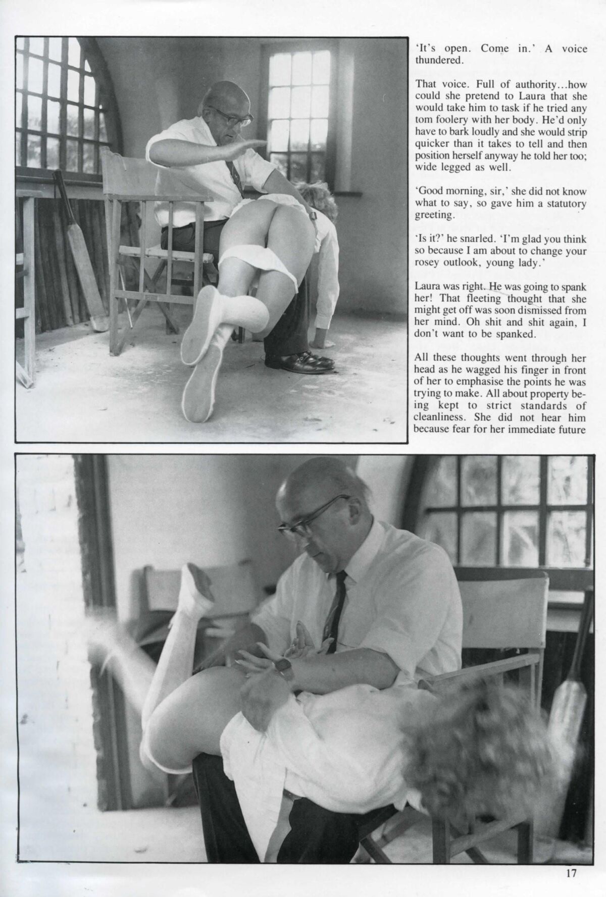 Retro Spanking Uniform Girls issue (complete)