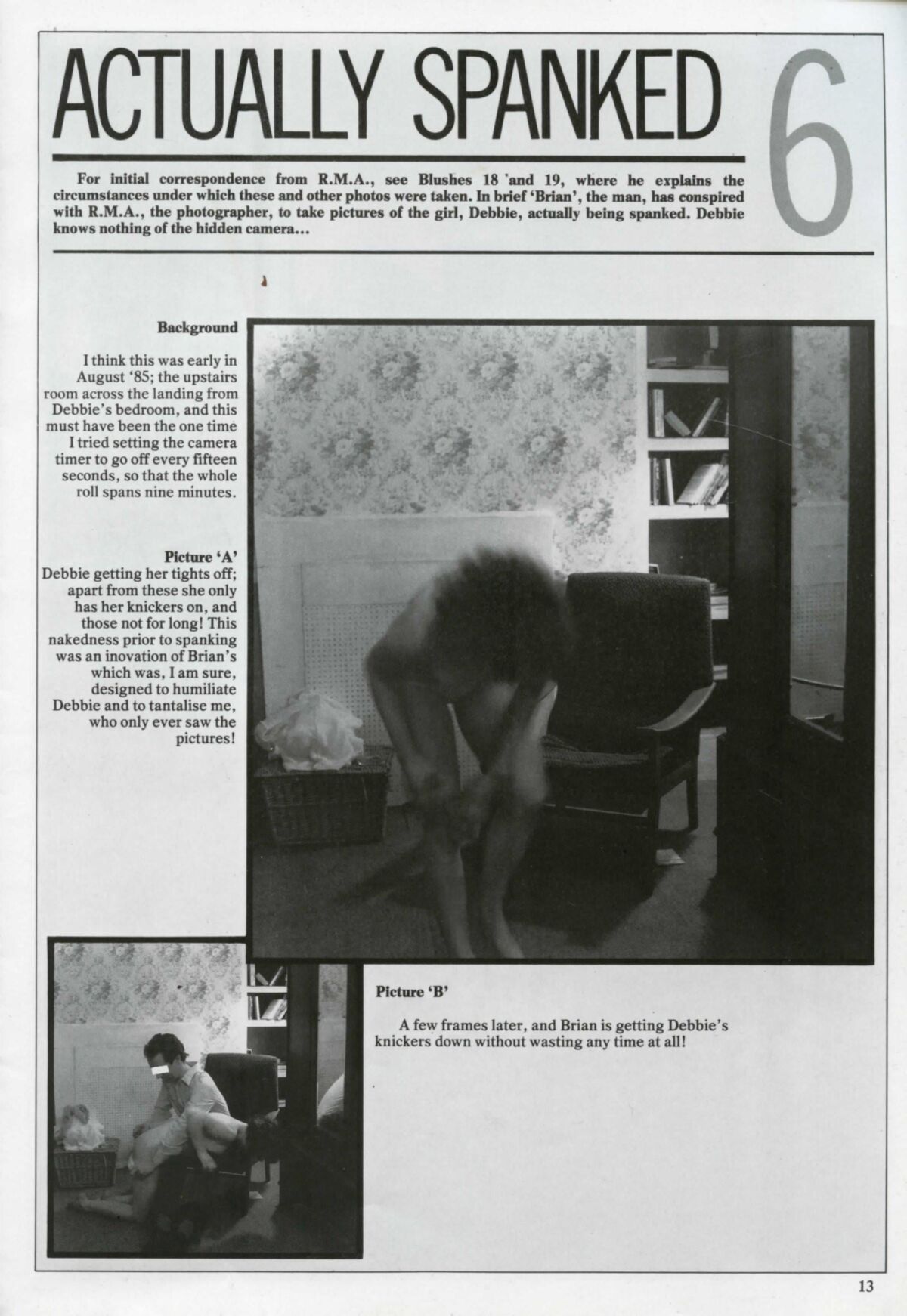 Retro Spanking Blushes Supplement issue complete