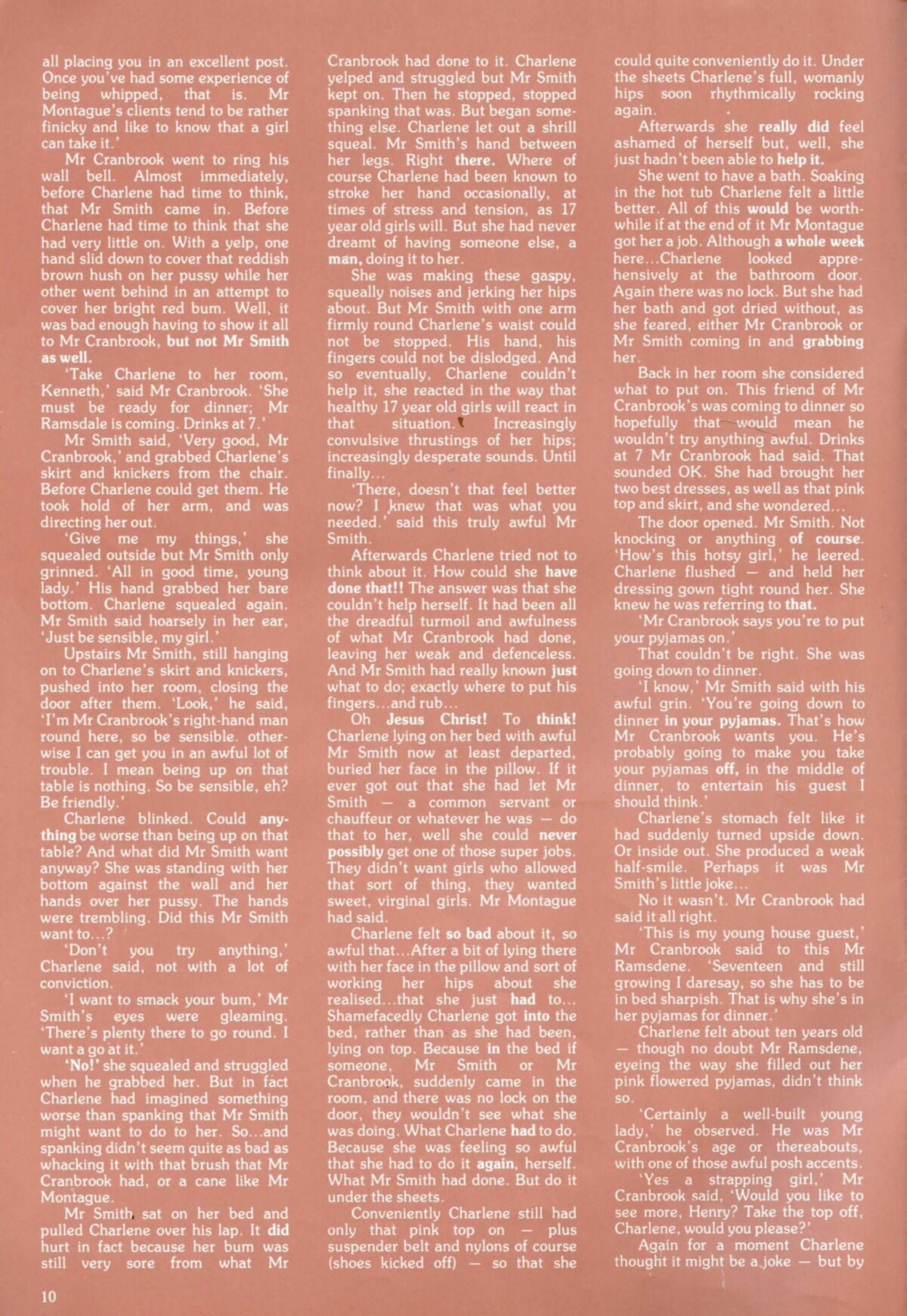 Retro Spanking Blushes Supplement issue complete