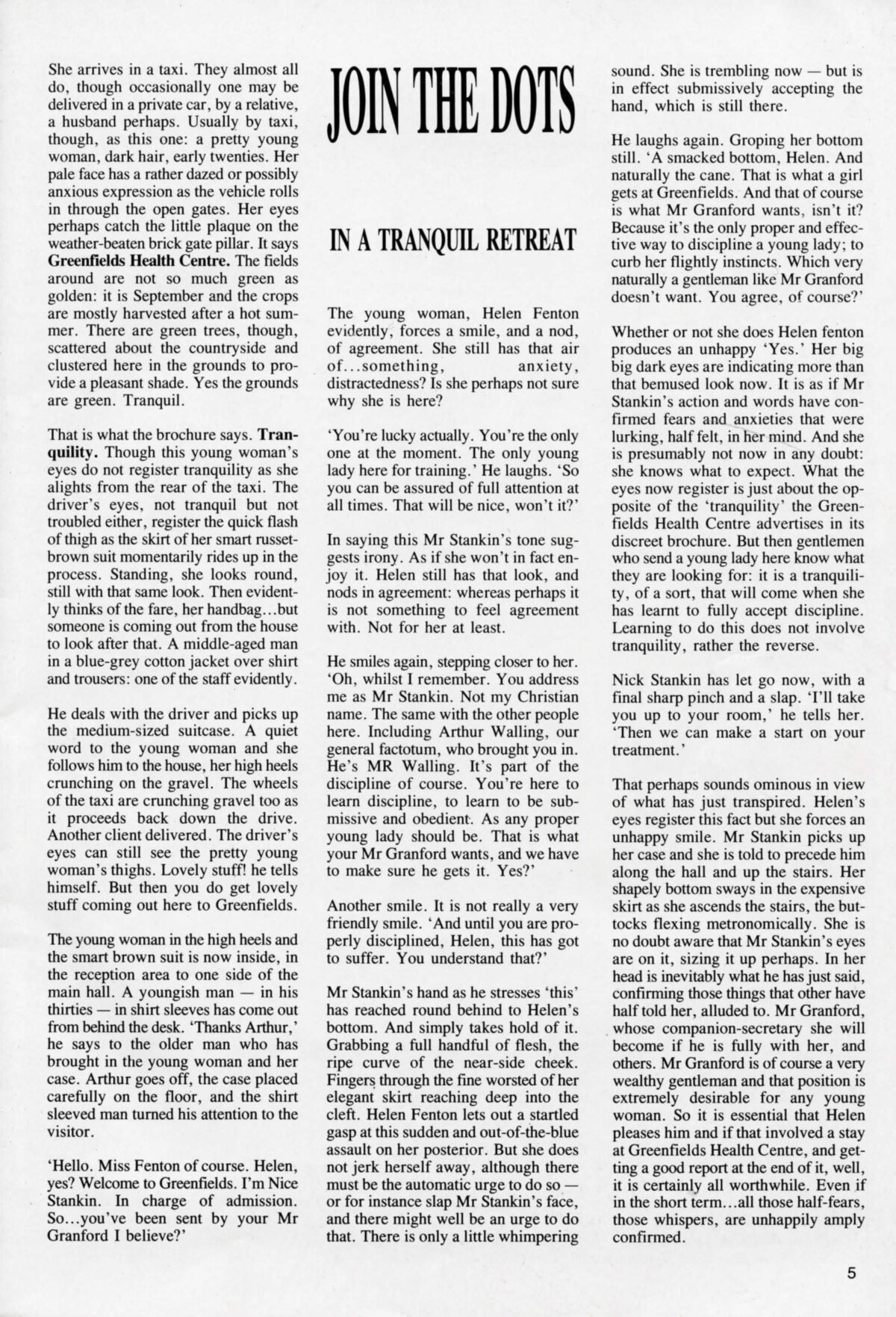 Retro Spanking Uniform Girls issue (complete)